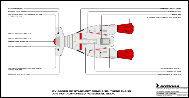 Marshall blueprint sheet 2