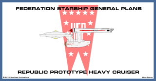 Republic Prototype Cruiser Blueprint Cover