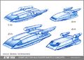 Hi-wing shuttles (John Eaves concepts)
