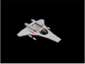 Similar fighter Hornet, with 2 particle cannons