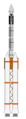 1991: DY-100 (w/ DY-A2 booster) in launch mode