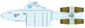 Maersk Space Freight Line corporate livery