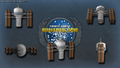 Asteroid mining station