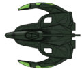 Kingfalcon battlecruiser (dorsal)