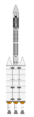 1990: DY-100 (w/ DY-A1 booster) in launch mode
