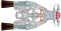 Dorsal view, with command hull removed